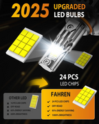 Termitor 9005/HB3 9006/HB4 LED Combo, 120,000LM, 70,000+ Hrs Life (4-Pack)
