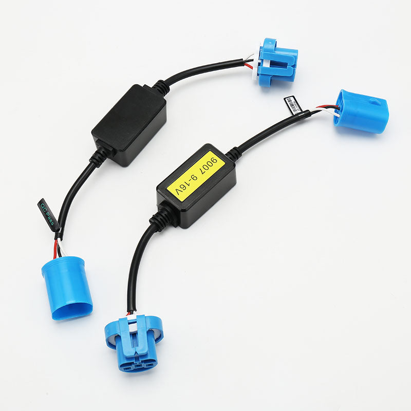 9007 CANbus Decoder, Plug-and-Play Anti-Flicker Module for Bulb Pack of 2