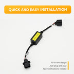 9008/H13 Headlight CANbus Decoder, Anti-Flickering Harness Pack of 2