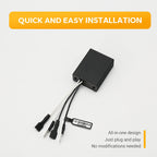 H7 CANbus Decoder, Plug-and-Play Anti-Flicker Module for Bulb Pack of 2