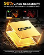 FAHREN H7 fog light bulbs, 60000LM 12X -Upgraded Brightness, 70,000 Hours Lifespan, Real 1:1 Halogen Mini Size, 6500K Cool White, 1:1 Mini Size, Plug and Play, Pack of 4 (2025 Updated)