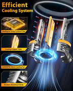 FAHREN 2025 Upgraded H11/H9/H8 9005/HB3 𝐋𝐄𝐃 Bulbs Combo, 𝟏𝟎𝐗 𝟏𝟎𝟎,𝟎𝟎𝟎𝐋𝐌 Ultra Brighter H11 9005 Fog Lights or Off-Road Use, 1:1 Size 6500K White Plug N Play, Pack of 4