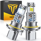 FAHREN H7 fog light bulbs, 60000LM 12X -Upgraded Brightness, 70,000 Hours Lifespan, Real 1:1 Halogen Mini Size, 6500K Cool White, 1:1 Mini Size, Plug and Play, Pack of 4 (2025 Updated)