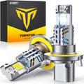 FAHREN 9008/H13 Fog Light Bulbs, 70000LM High Brightness, 32 CSP Chips, 6500K Cool White, Plug and Play, 1:1 Halogen Size, IP68 Waterproof, Long Lifespan, Pack of 2