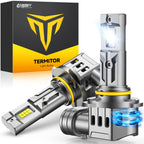FAHREN H7 fog light bulbs, 60000LM 12X -Upgraded Brightness, 70,000 Hours Lifespan, Real 1:1 Halogen Mini Size, 6500K Cool White, 1:1 Mini Size, Plug and Play, Pack of 4 (2025 Updated)