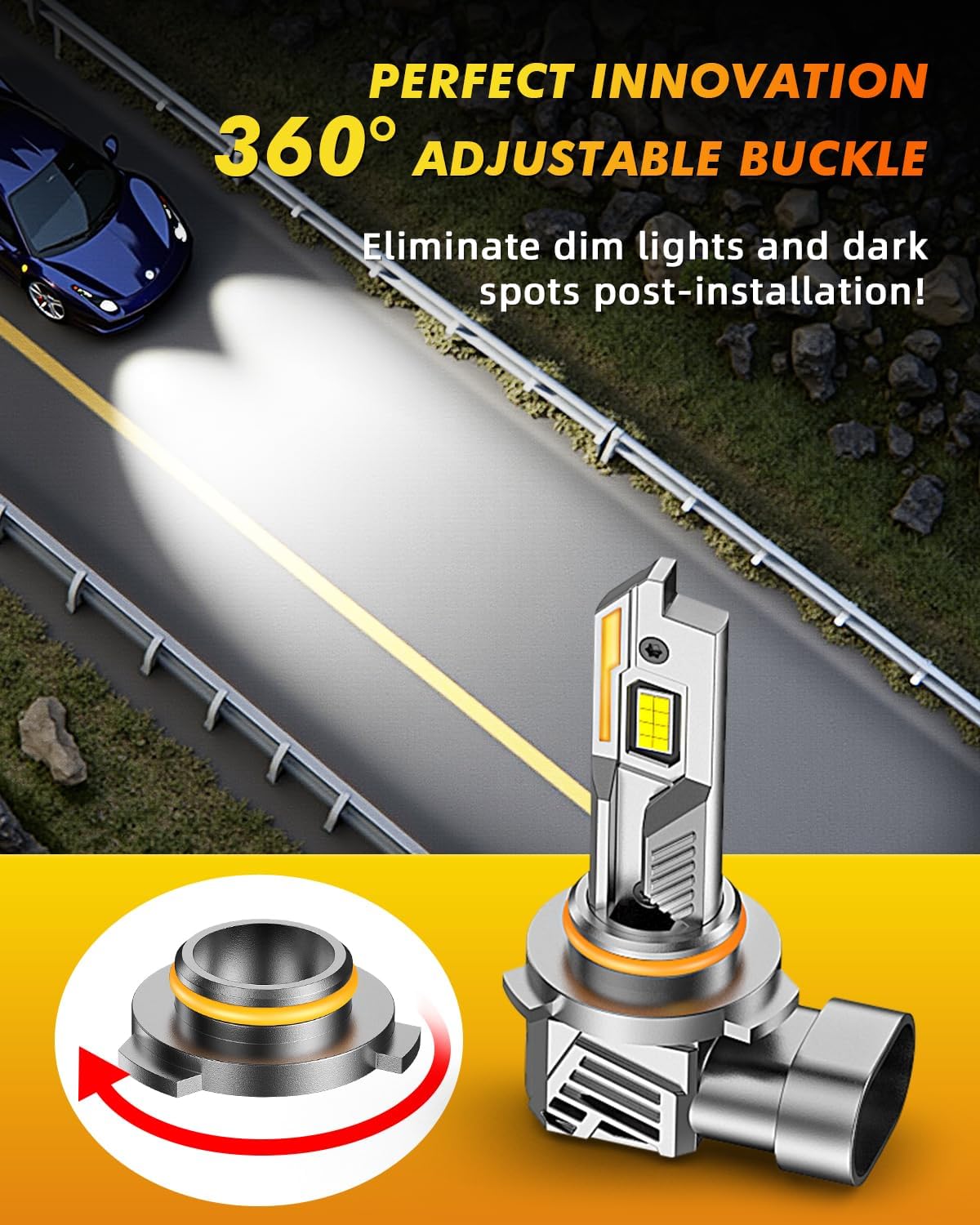 9012 led light bulbs for car upgrade