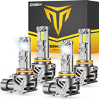 FAHREN 9005 9006 bulbs combo 60000LM 900 percent brighter 6500K white fog lights