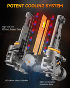 FAHREN LED combo bulbs 9005 9006 pack of 4 60000LM fog or off-road lights