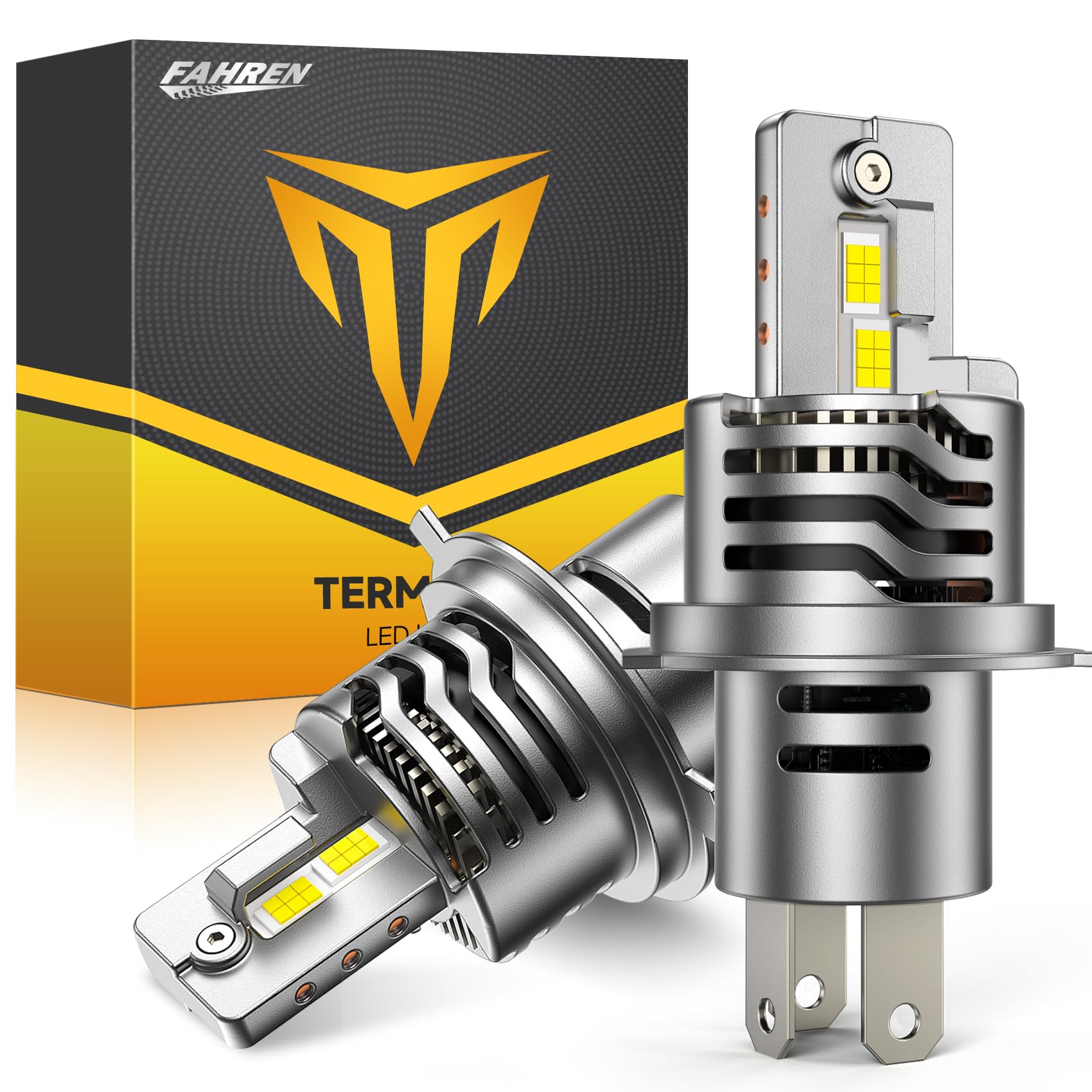 Termitor H4/9003 Bulbs,𝟔𝟎,𝟎𝟎𝟎𝐋𝐌(𝟏,𝟎𝟎𝟎%) 𝟏𝟎𝐗 Brighter 6500K Cool White