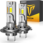 TERMITOR Upgraded H7 LED Bulbs, 45000LM 10X Brightness, 6500K White Super Bright