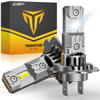 FAHREN TERMITOR H7 LED Bulbs, 50,000LM, 10X Brighter, 6500K Cool White