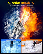 FAHREN 2025 Upgraded H4 9003 Bulb 36000LM 900% Brighter