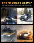 D3S HID Bulb, 6000K Xenon, 400% Brighter, High/Low Beam, OEM Replacement