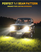 D2S/D2R LED Bulbs, 36,000LM, 900% Brighter, 6500K Cool White, 1:1 HID Size