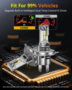 FAHREN 2025 Upgraded H4 9003 Bulb 36000LM 900% Brighter